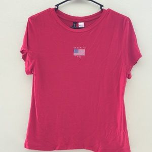 Red tee shirt